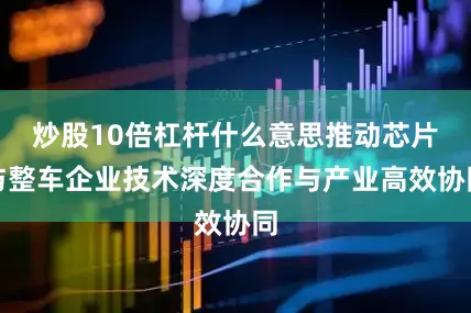 炒股10倍杠杆什么意思推动芯片与整车企业技术深度合作与产业高效协同