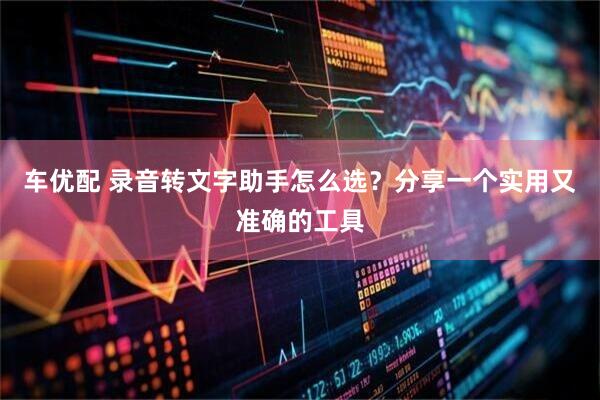 车优配 录音转文字助手怎么选？分享一个实用又准确的工具
